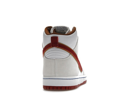 Nike SB Dunk High Sail Bright Crimson