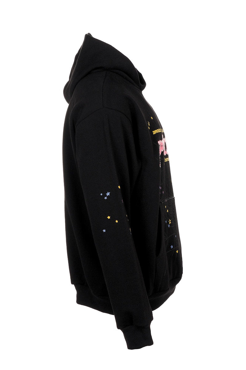 Sp5der P*NK Hoodie Black