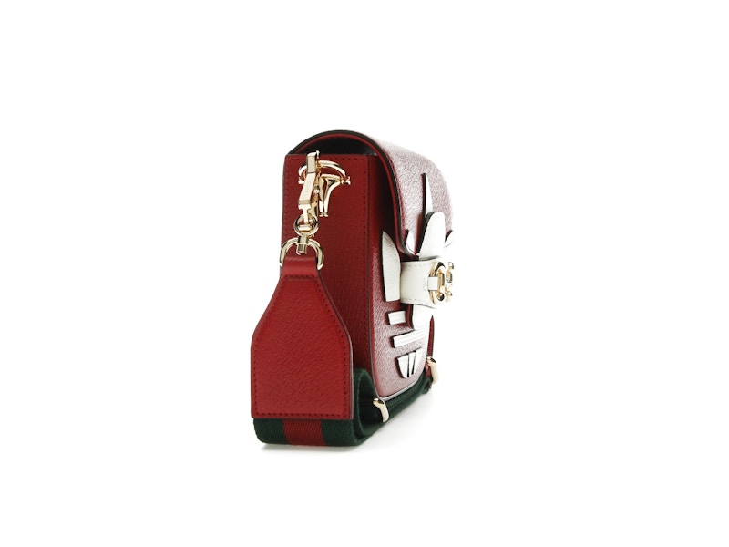 Gucci x adidas Horsebit 1955 Shoulder Bag Red