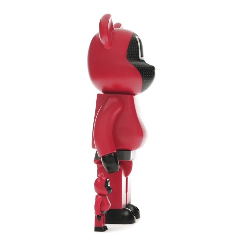 Bearbrick x Squid Game Guard (Square) 100% & 400% Set