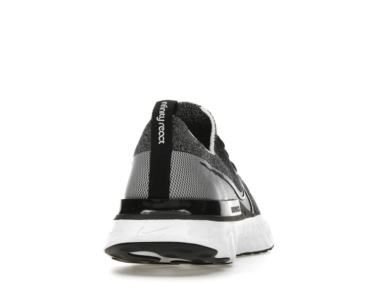 Nike React Infinity Run Flyknit Black White (Women's)