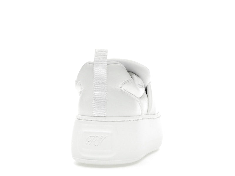 Roger Vivier Viv' Up White Crystal Buckle (Women's)
