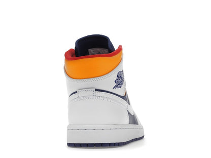 Jordan 1 Mid Royal Blue Laser Orange