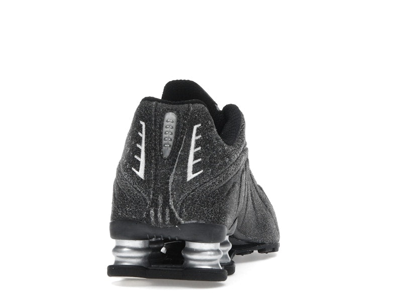 Nike Shox R4 Black Distressed Leather
