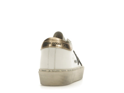 Golden Goose Hi Star White Glitter Gold (Women's)