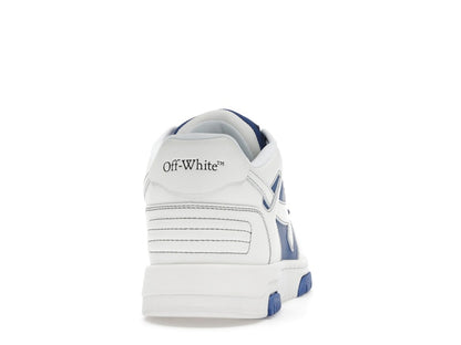 OFF-WHITE Out Of Office OOO Low Tops White Dark Blue