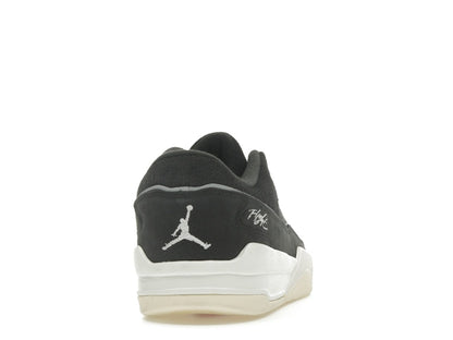 Jordan Flight Court Anthracite Sail Varsity Red White