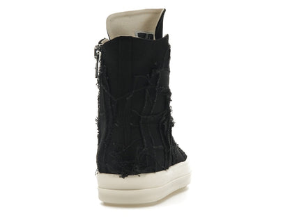 Rick Owens DRKSHDW Slashed Sneaks Black Milk