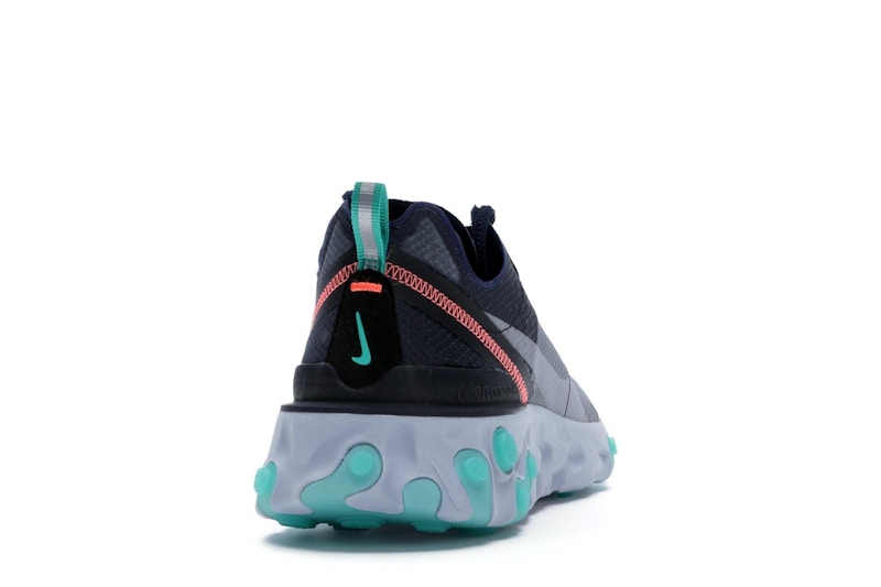 Nike React Element 87 Black Neptune Green