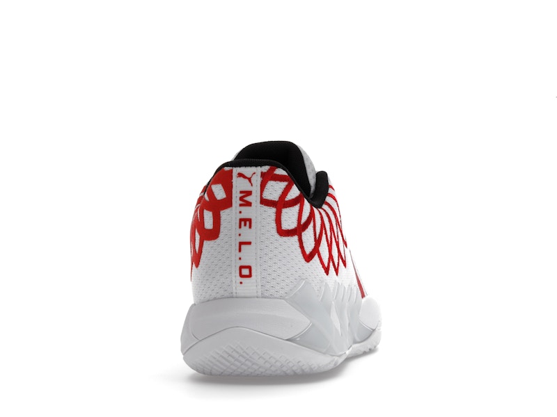 Puma LaMelo Ball MB.01 Lo Team Colors White High Risk Red