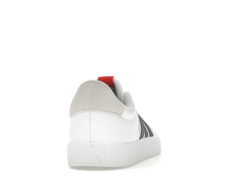 adidas Vl Court 3.0 Cloud White Dark Blue Better Scarlet