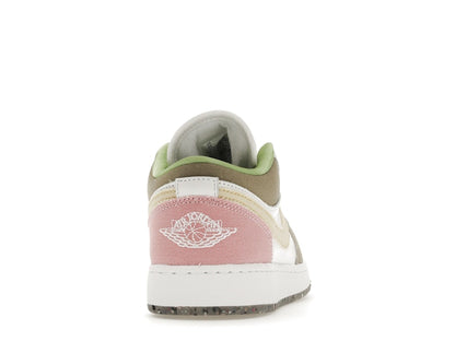 Jordan 1 Low Pastel Grind Vivid Green (GS)