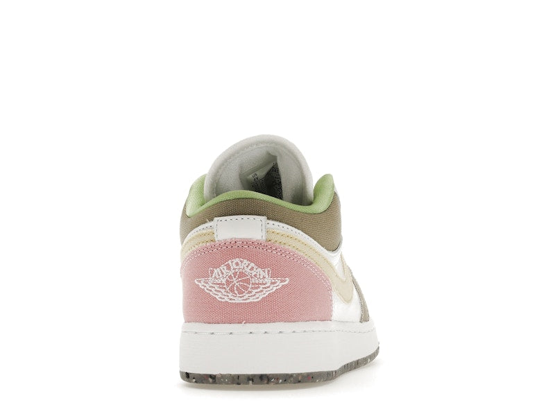 Jordan 1 Low Pastel Grind Vivid Green (GS)