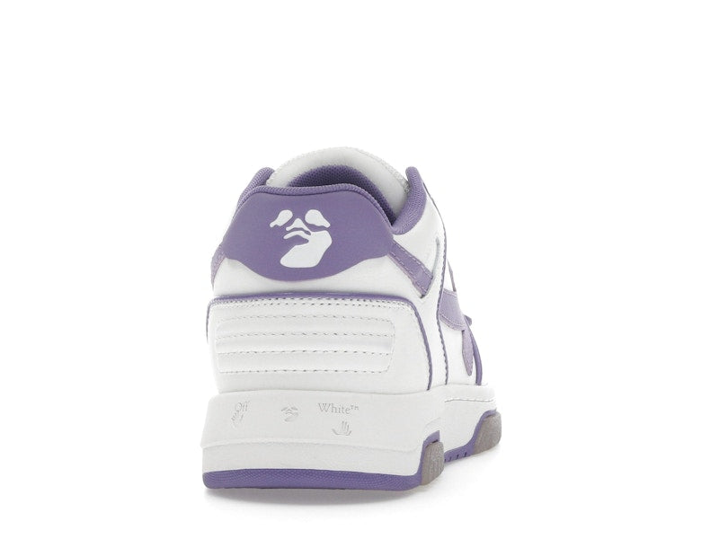 OFF-WHITE Out Of Office OOO Low Tops Outlined White Lilac Purple (Women's)