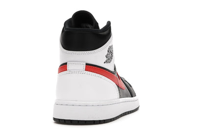 Jordan 1 Mid Black Chile Red White