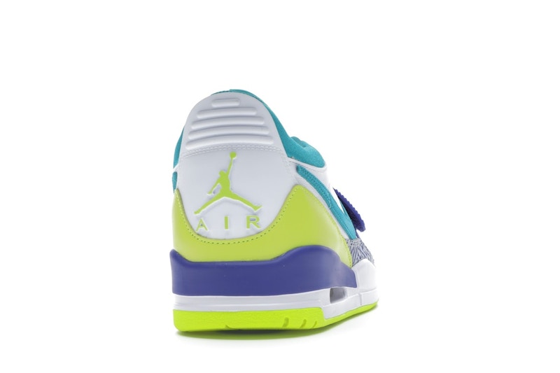 Jordan Legacy 312 Low Ultramarine Neon Yellow Aquamarine