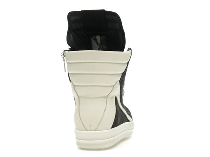 Rick Owens Geobasket Jumbo Lace High Black Milk