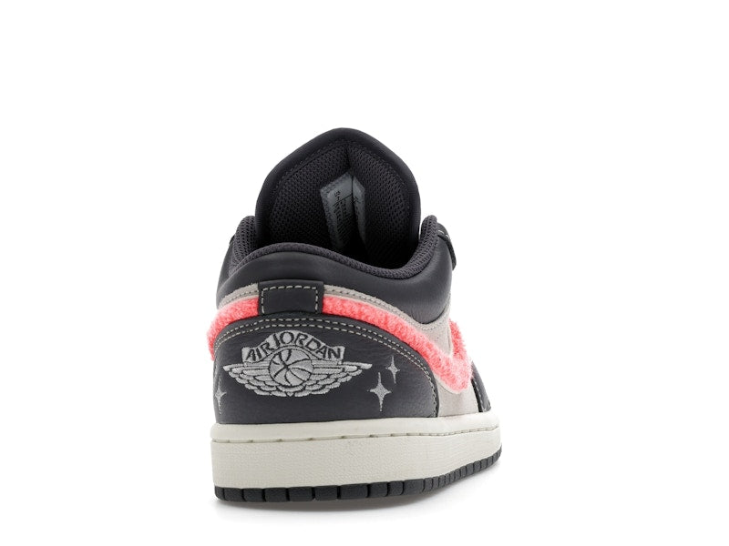 Jordan 1 Low Light Graphite Hot Punch (Women's)