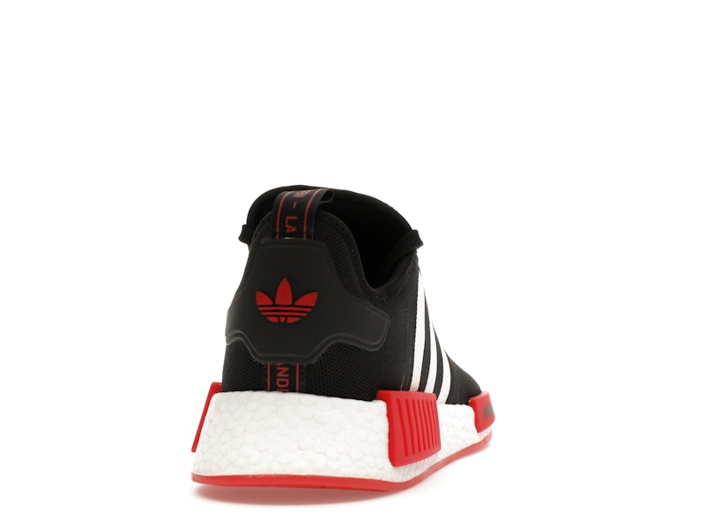 adidas NMD R1 Black Vivid Red White