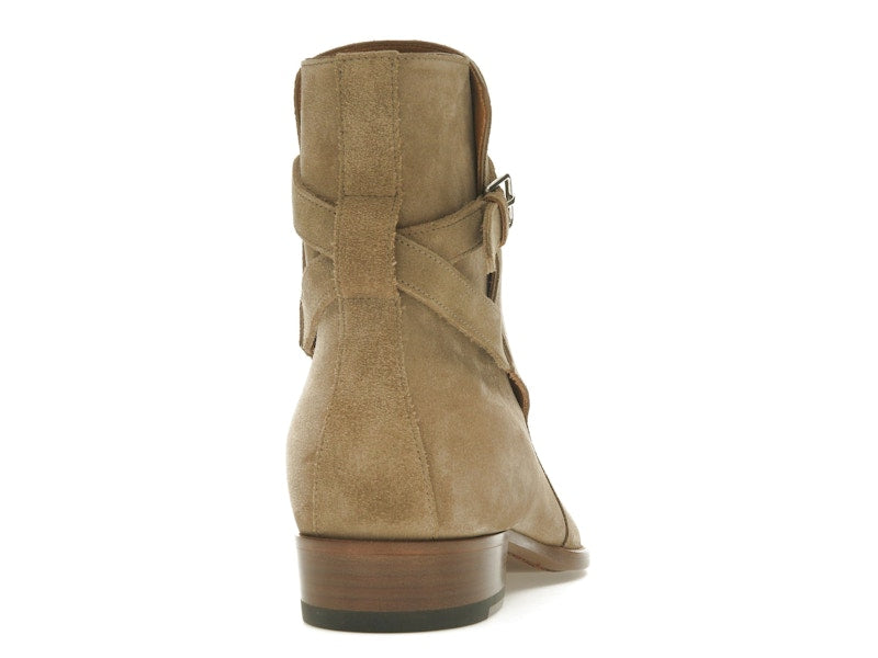 Saint Laurent Wyatt Jodhpur Boot Tobacco Suede