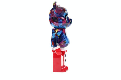 Bearbrick x Bape x Mika Ninagawa Shark 100% & 400% Set Pink