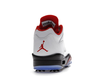 Jordan 5 Retro Low Golf Fire Red (Silver Tongue)