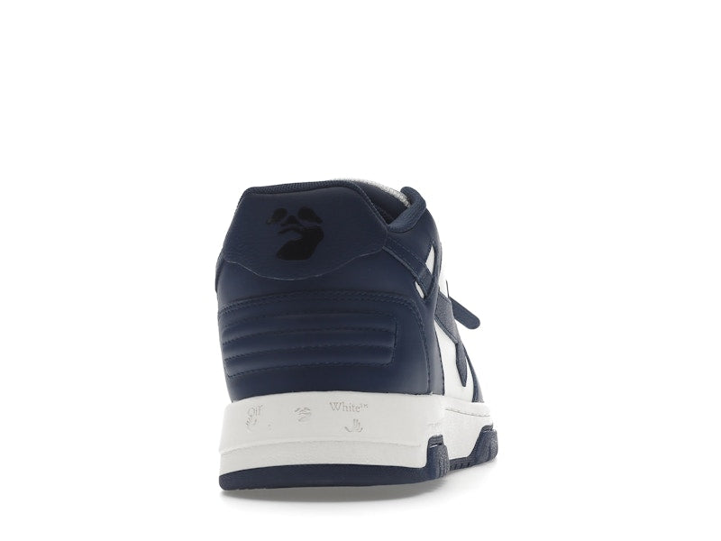 OFF-WHITE Out Of Office "OOO" Low Tops Dark Blue White