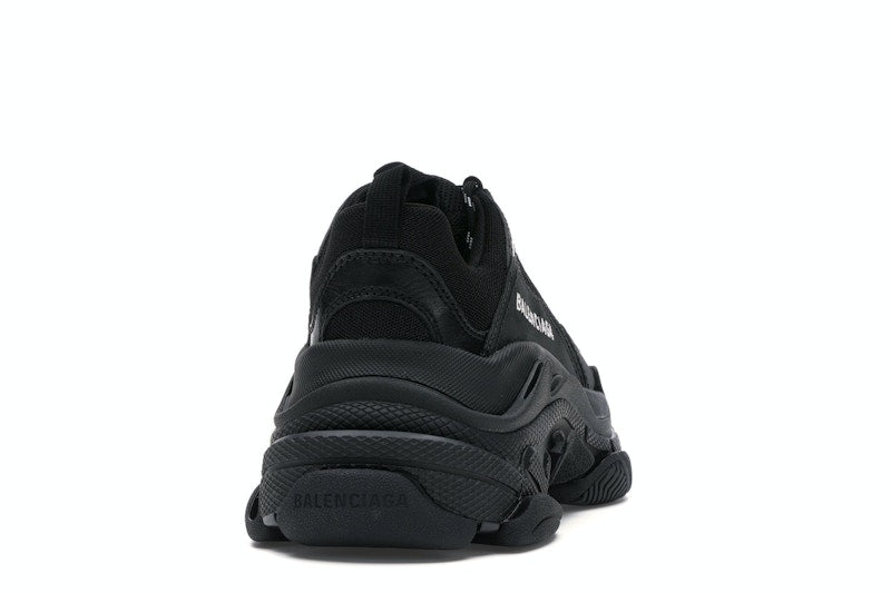 Balenciaga Triple S Triple Black (2018) Reissue Nondistressed (Women's)