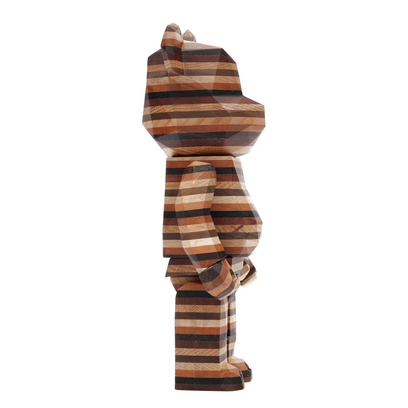 Bearbrick Karimoku Fragment Polygon-Horizon 400% Wood
