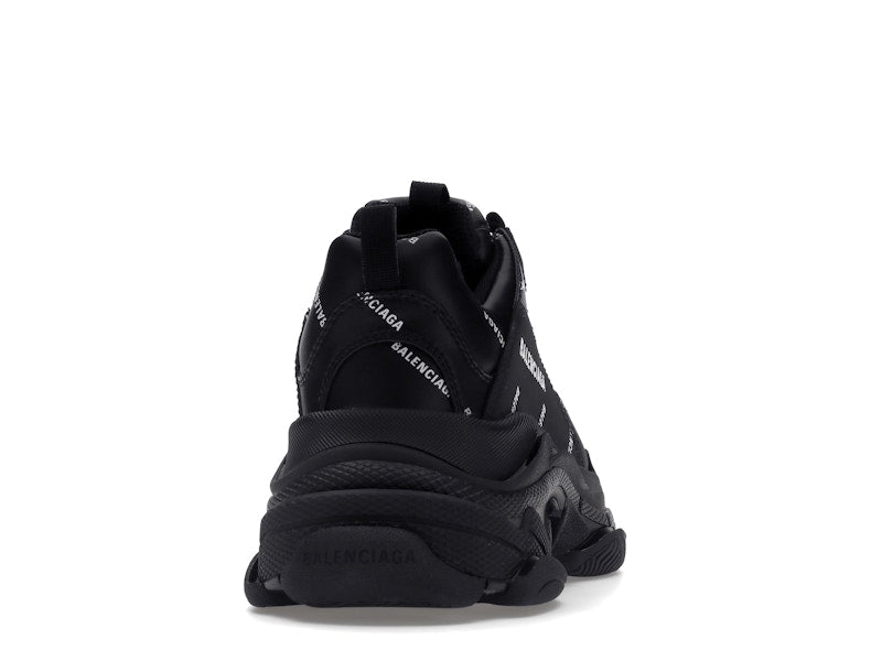 Balenciaga Triple S Black Logo (Women's)