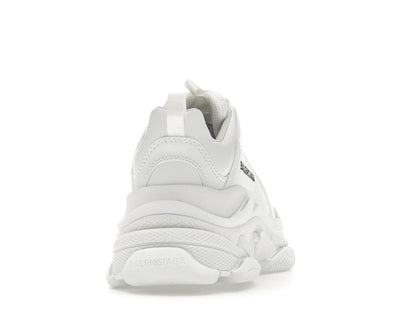 Balenciaga Triple S Synthetic Leather Triple White (Women's)
