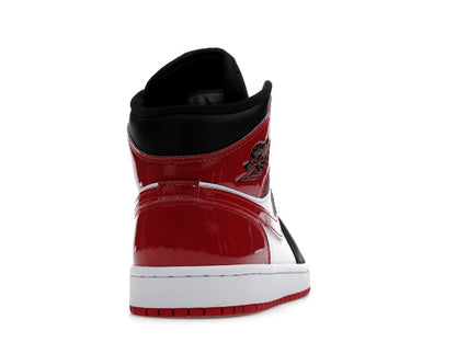 Jordan 1 Mid SE Patent Bred Toe