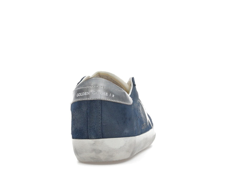 Golden Goose Super-Star Aviator Blue Cream Silver