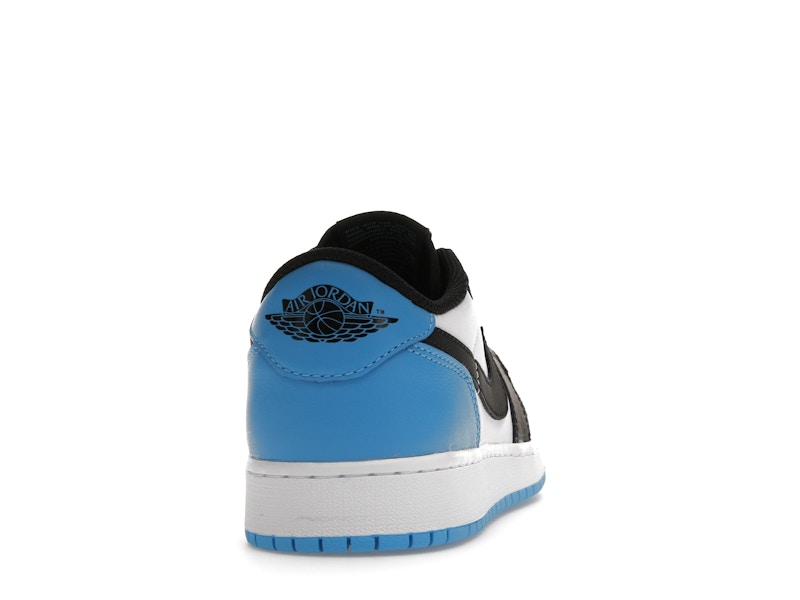 Jordan 1 Retro Low OG Black Dark Powder Blue (GS)
