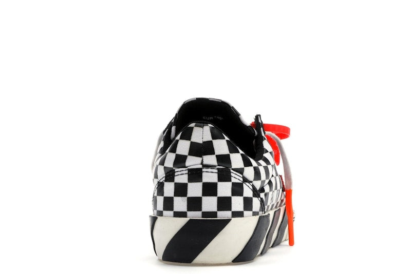 OFF-WHITE Vulc Low Checkered Black White