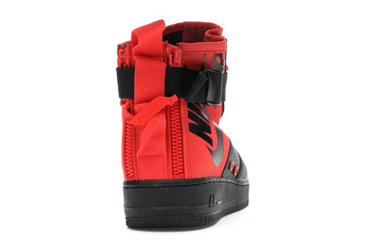 Nike SF Air Force 1 Mid Habanero Red Black