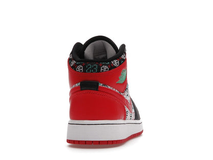 Jordan 1 Mid SE Ugly Christmas Sweater (GS)