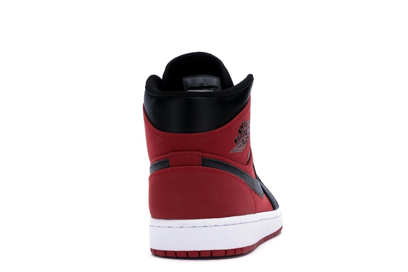 Jordan 1 Mid Gym Red Black