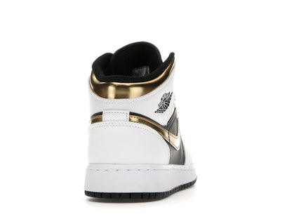 Jordan 1 Mid White Gold Black (GS)