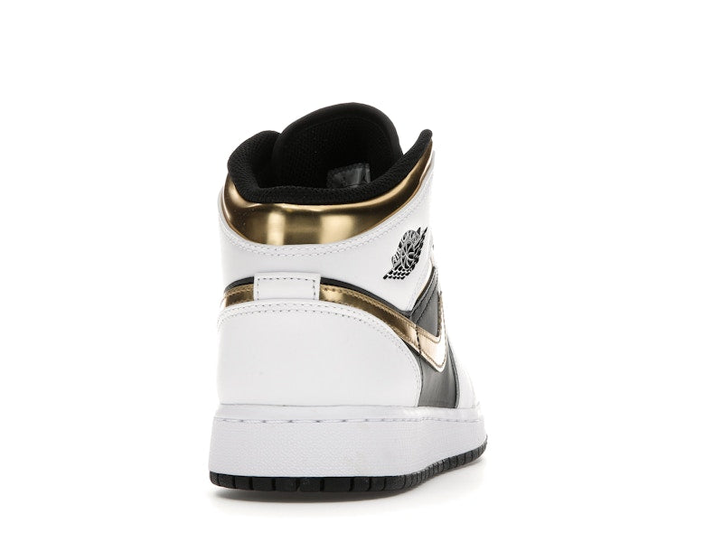 Jordan 1 Mid White Gold Black (GS)