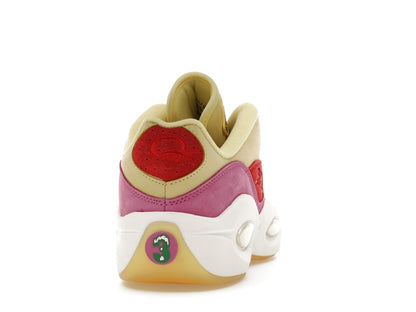 Reebok Question Low BBC Ice Cream Running Dog Yellow Red