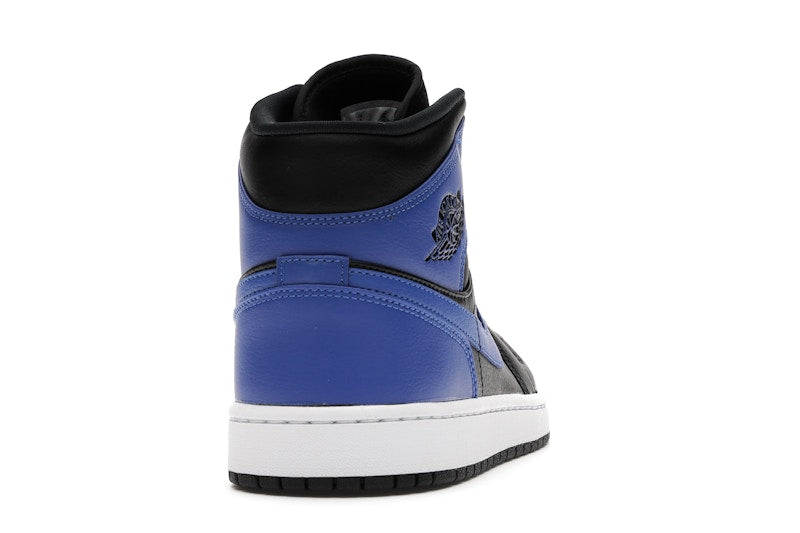 Jordan 1 Mid Hyper Royal Tumbled Leather