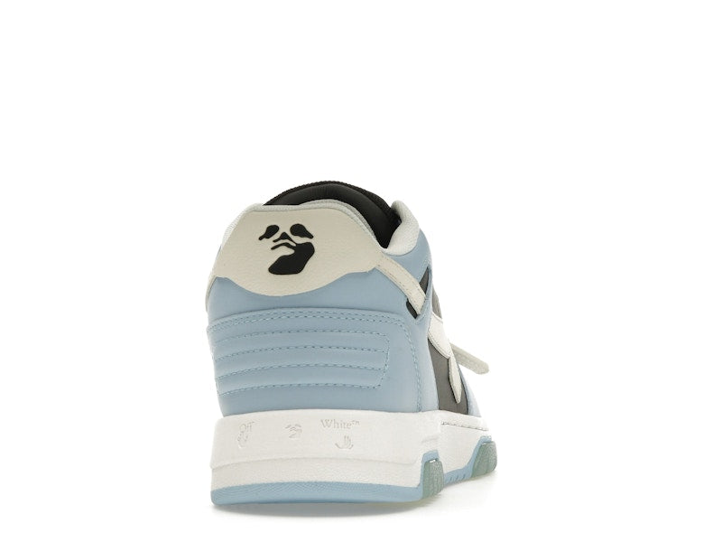 OFF-WHITE Out Of Office OOO Low Tops Light Blue Black