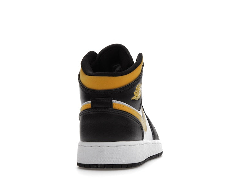 Jordan 1 Mid White Pollen Black (GS)
