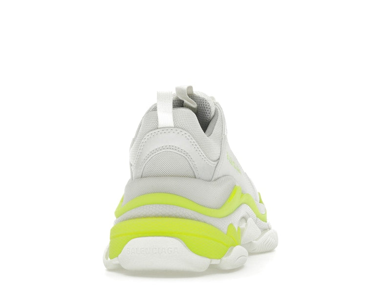 Balenciaga Triple S White Fluo Yellow (Women's)