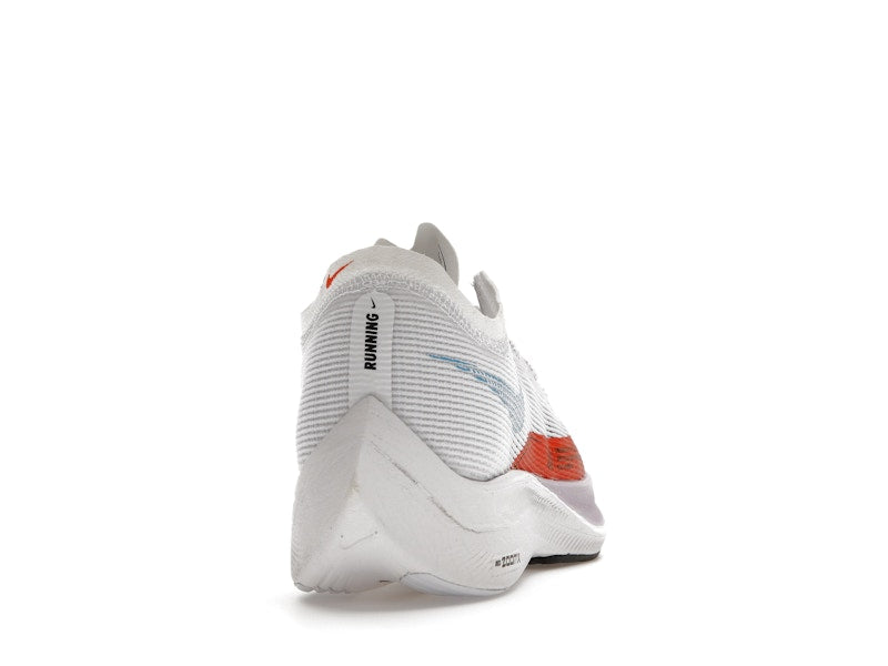 Nike ZoomX Vaporfly Next% 2 White Laser Blue Rush Orange