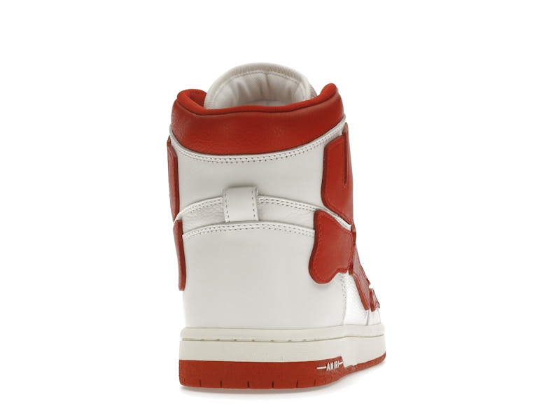 AMIRI Skel Panelled High Top White Red
