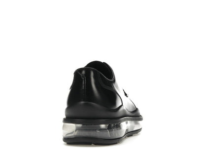Prada Lace-Up Derby Black Brushed Leather