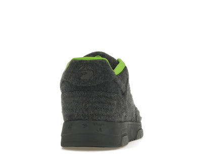 OFF-WHITE Out Of Office "OOO" Low Tops Grey Green Wool
