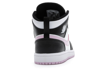 Jordan 1 Mid White Black Light Arctic Pink (PS)